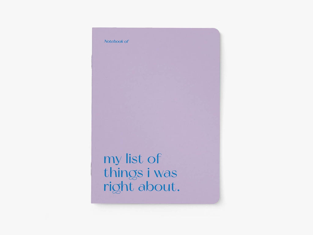 Journal / Right About