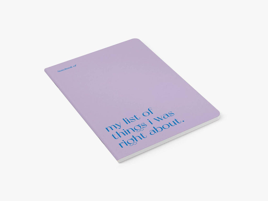 Journal / Right About