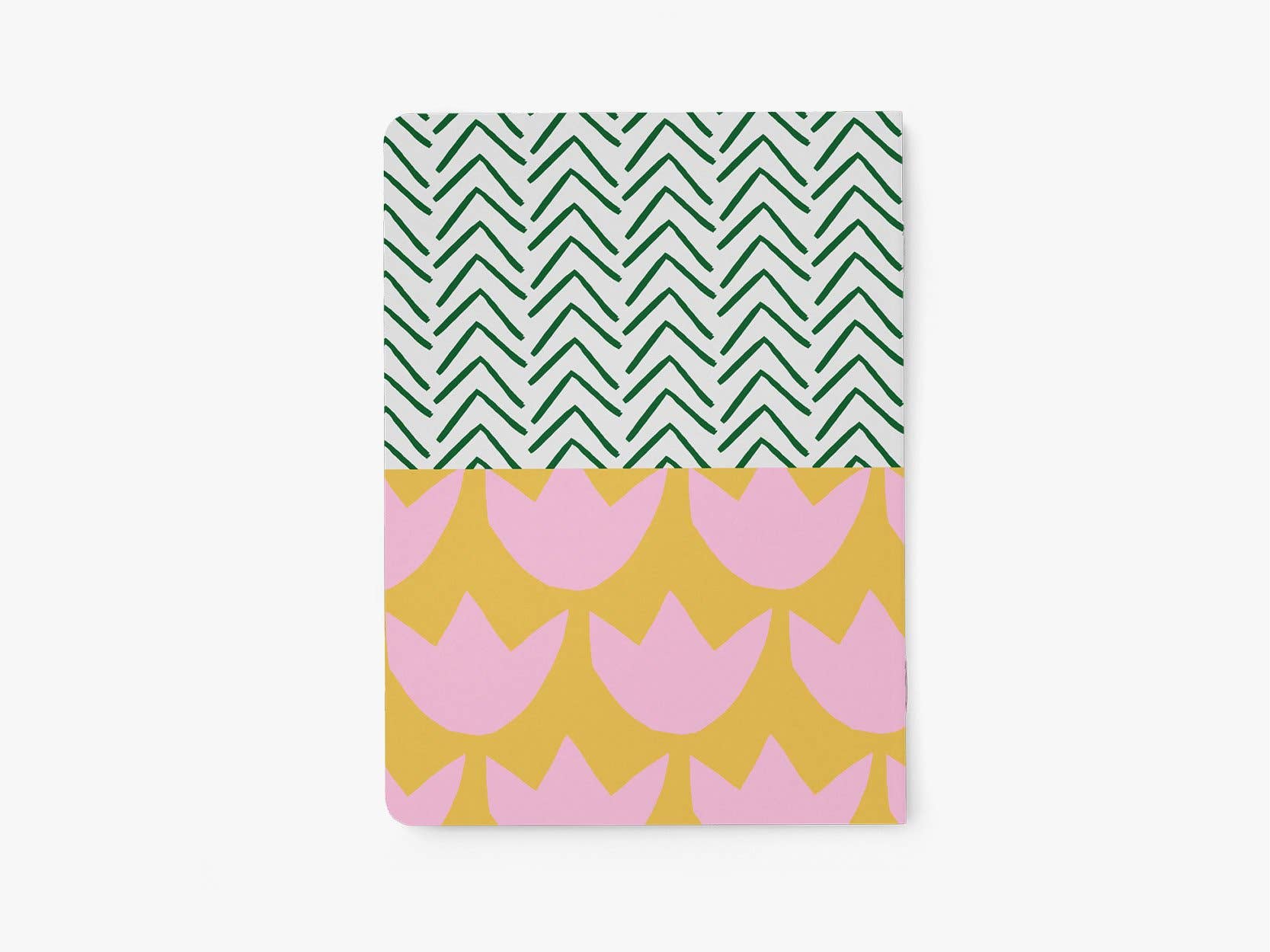 Zápisník A5 / tulipány a chevron